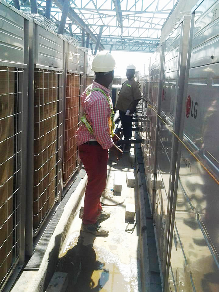Process plant and chemical tanks